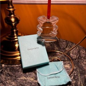 Tiffany & Co. Crystal 1996 Bell Ornament